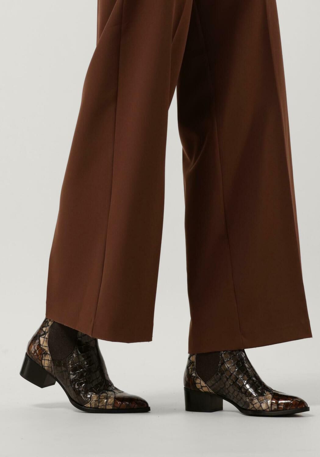 Taupe PERTINI Enkellaarsjes 30961 | Omoda