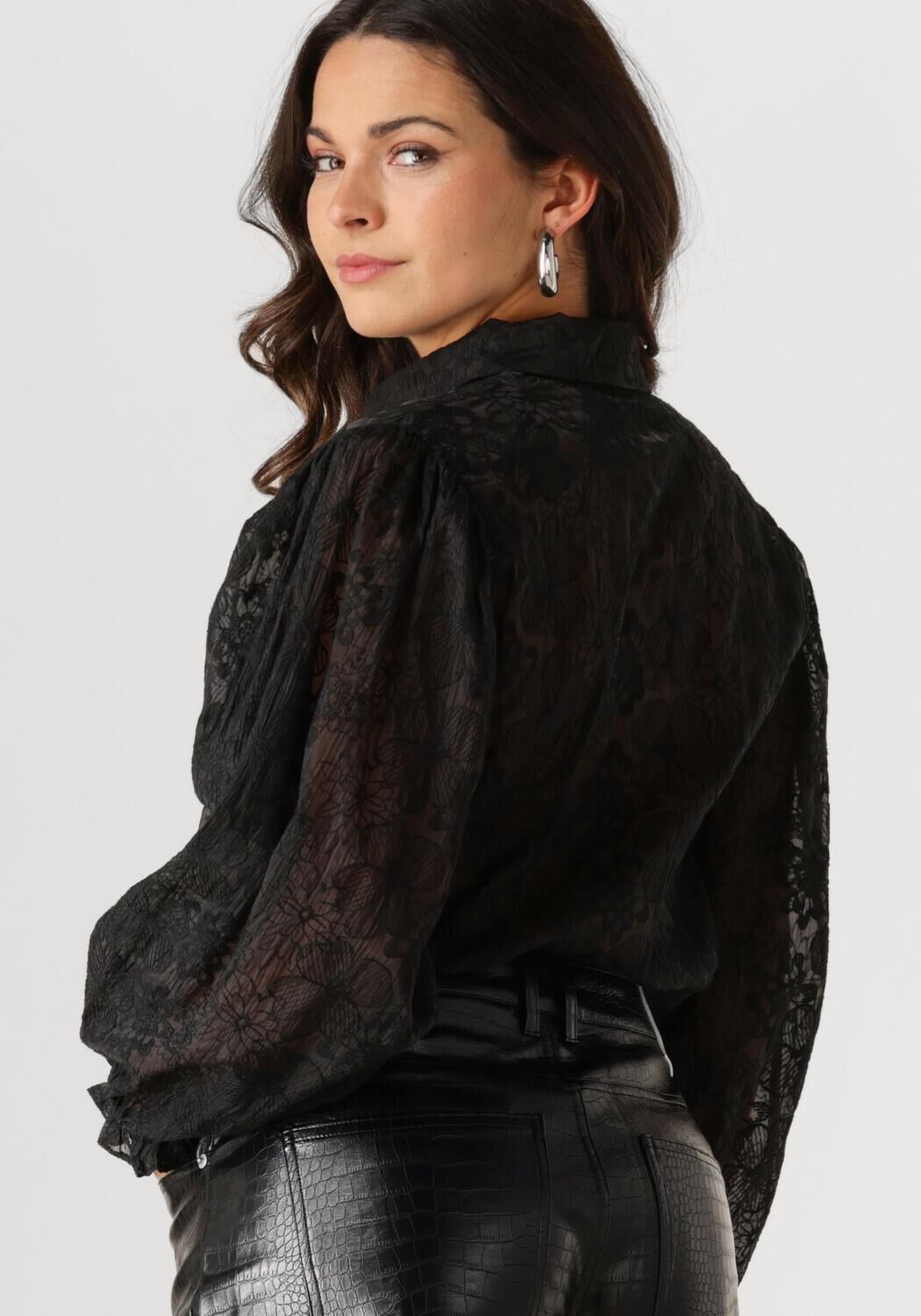 YDENCE Dames Blouses Blouse Maura Zwart