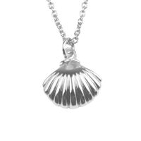 Zilveren ATLITW STUDIO Kettingen SOUVENIR NECKLACE SEA SHELL - medium
