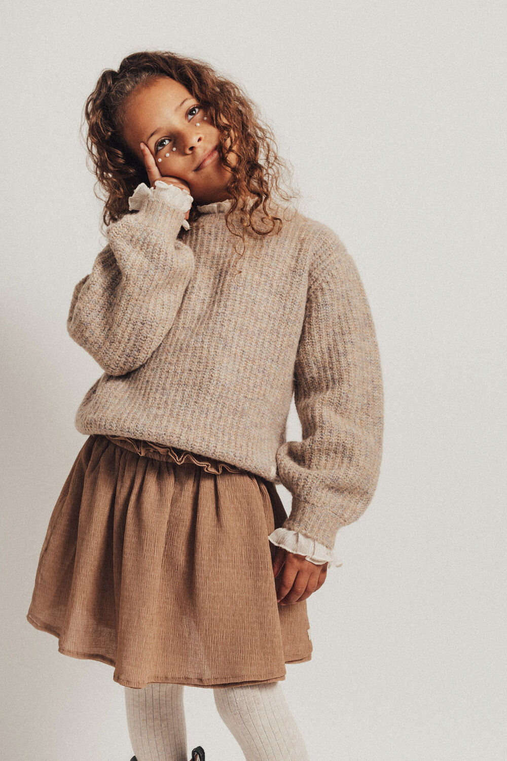 Creme BAJE STUDIO Trui BOROUGH - large