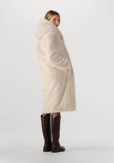 Beige MOSCOW Faux fur jas 08-08-EVELYN-3 - large