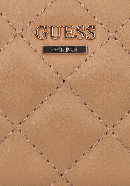 Beige GUESS CESSILY SLG SMALL ZIP AROUND Portemonnee - large