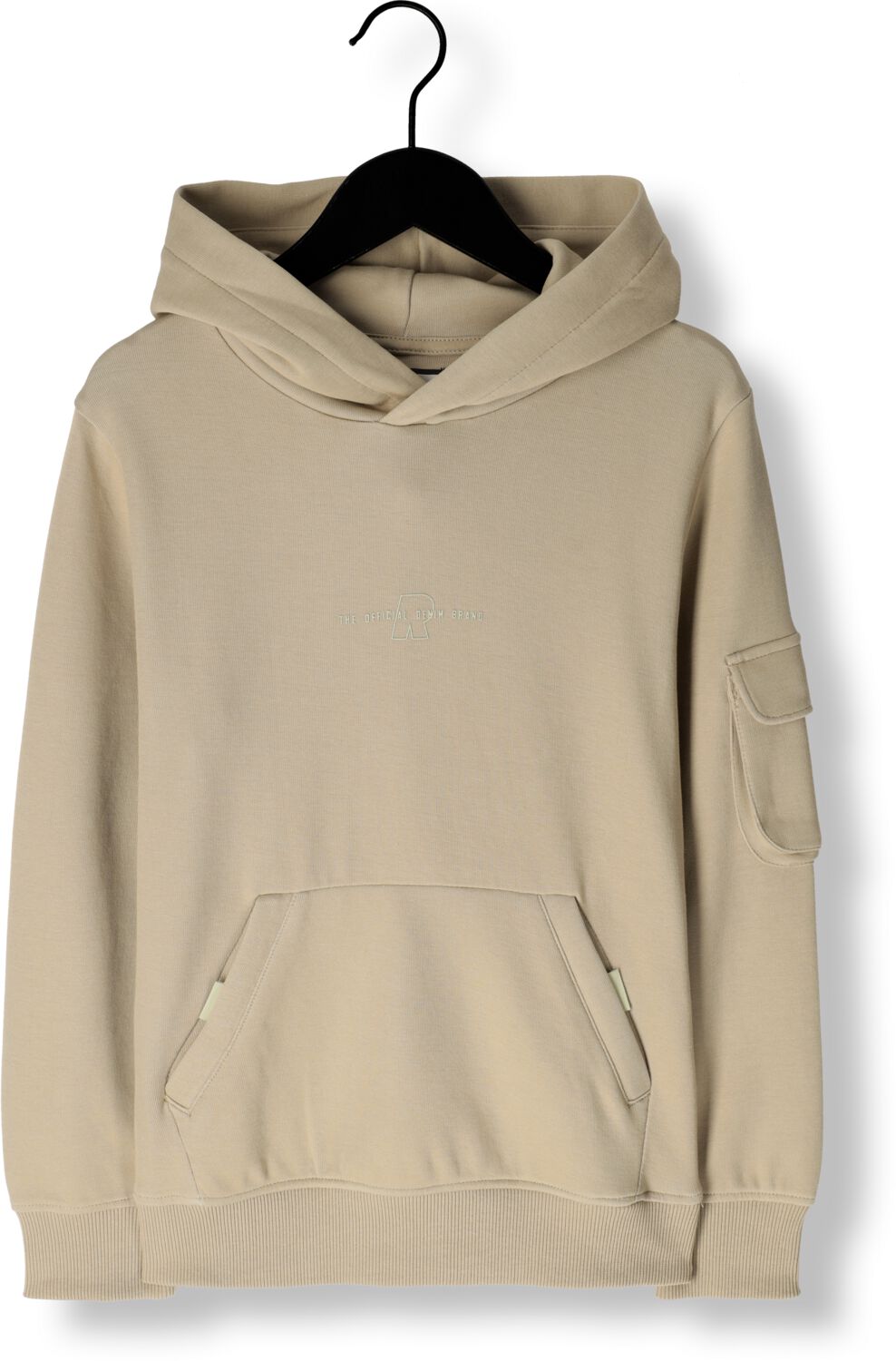 Raizzed hoodie Eugene lichtzand Sweater Beige Effen 152