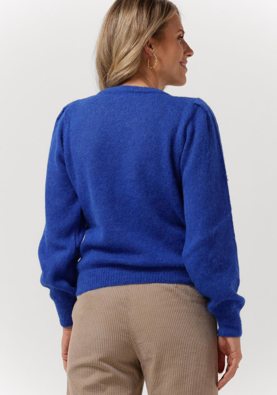 blauwe by bar trui mason pullover