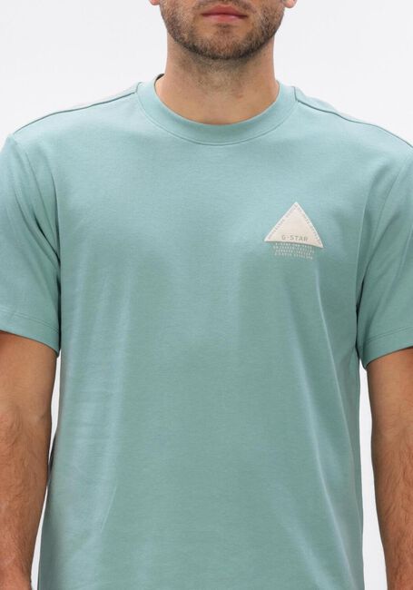 Blauwe G-STAR RAW T-shirt SMALL LOGO R T - large