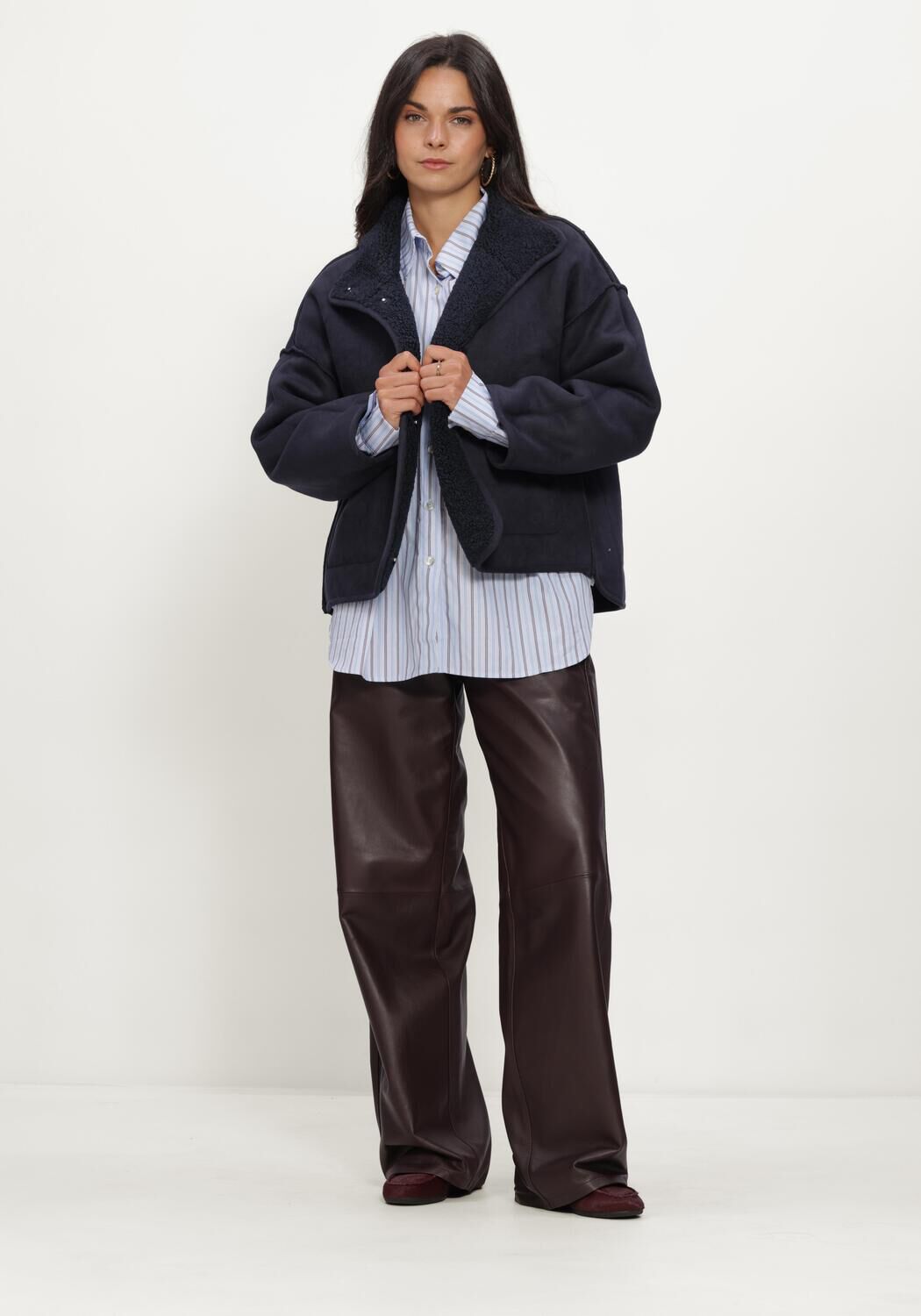 KNIT-TED Dames Jassen Jill Jacket Donkerblauw