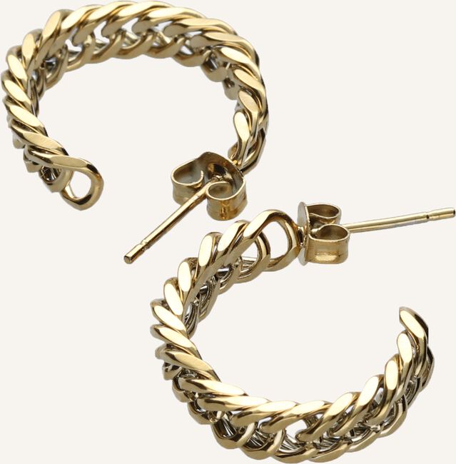 Goudkleurig NOTRE-V Oorbellen OORBEL SCHAKEL ROND Goudkleurig NOTRE-V Oorbellen OORBEL SCHAKEL ROND - large