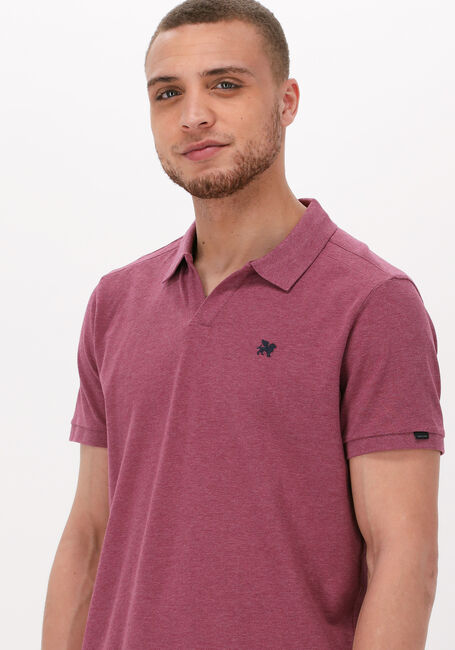 Bordeaux VANGUARD Polo SHORT SLEEVE POLO PIQUE STRETCH PEACHED - large