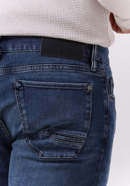 Blauwe CAST IRON Slim fit jeans RISER SLIM ALL TIME BLUE - large