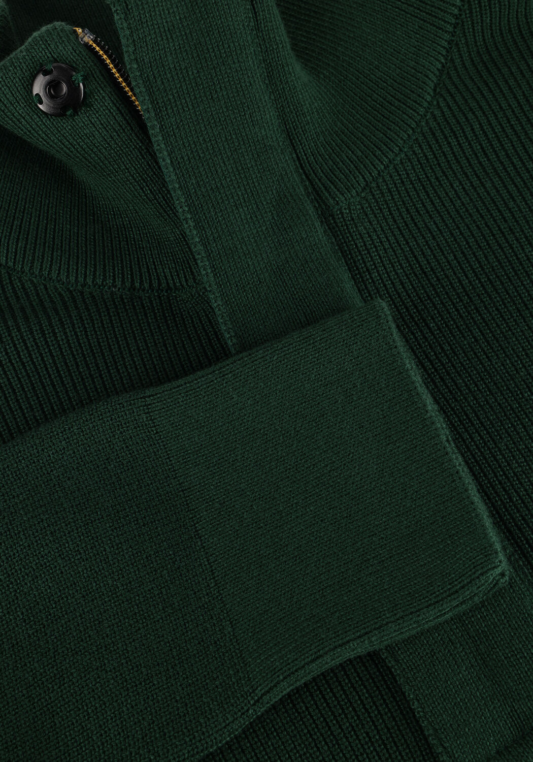 Groene PME LEGEND Trui HALF ZIP COLLAR COTTON KNIT - large