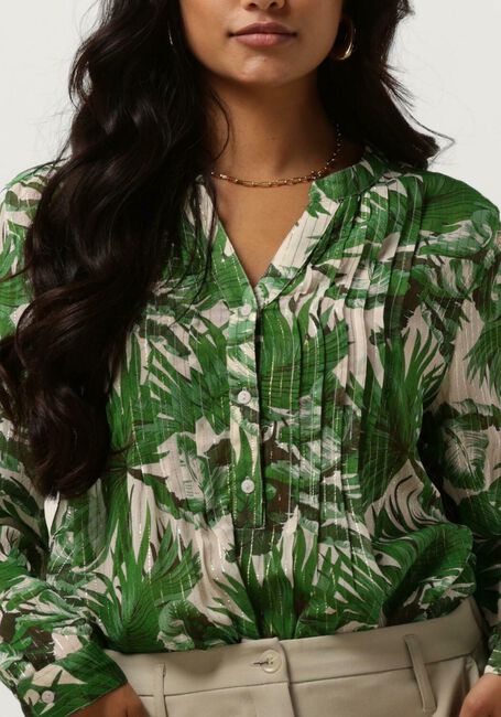Groene LOLLYS LAUNDRY Blouses HELENALL SHIRT LS - large