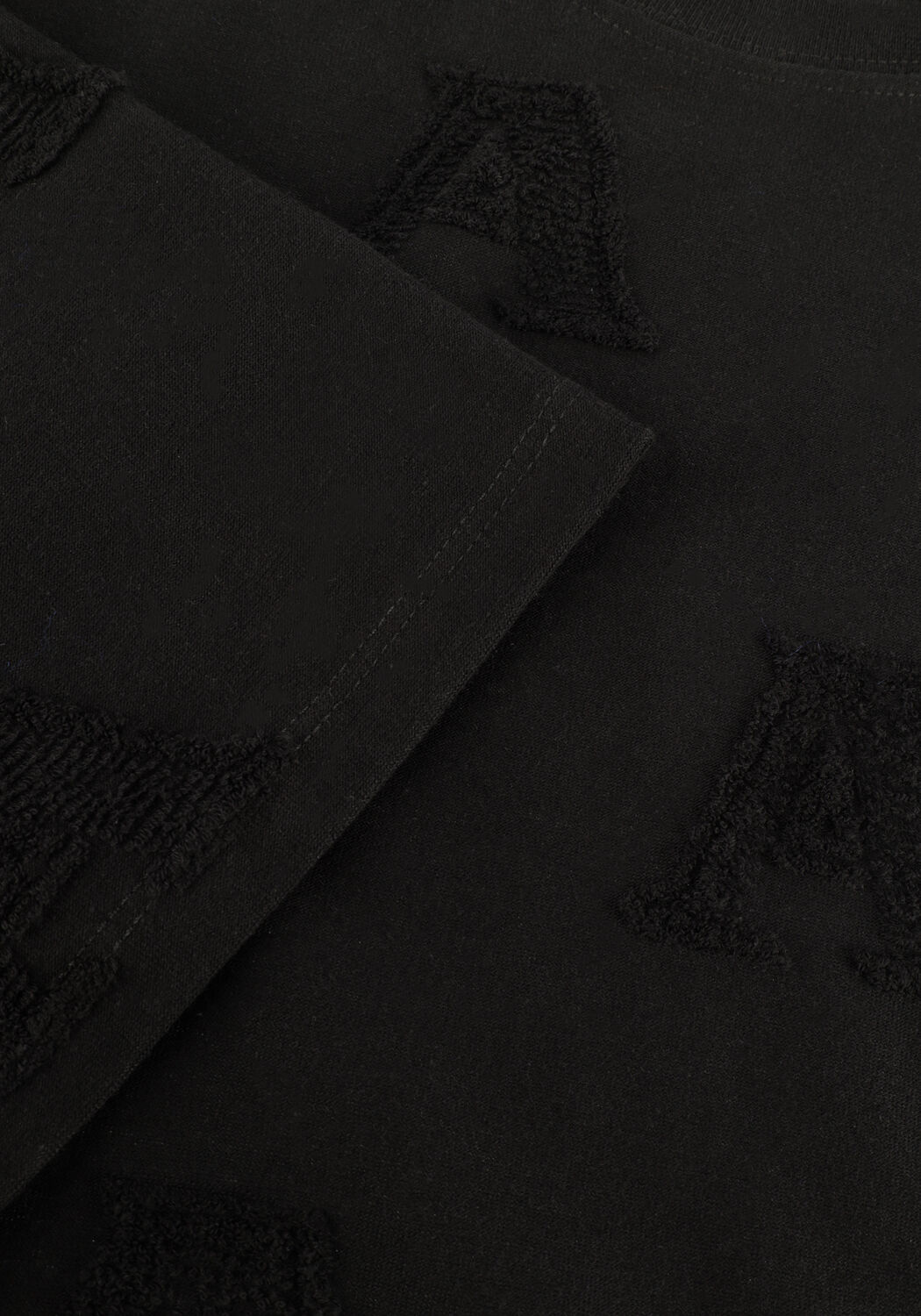 Zwarte ALIX THE LABEL T-shirt LADIES KNITTED A JACQUARD T-SHIRT - large