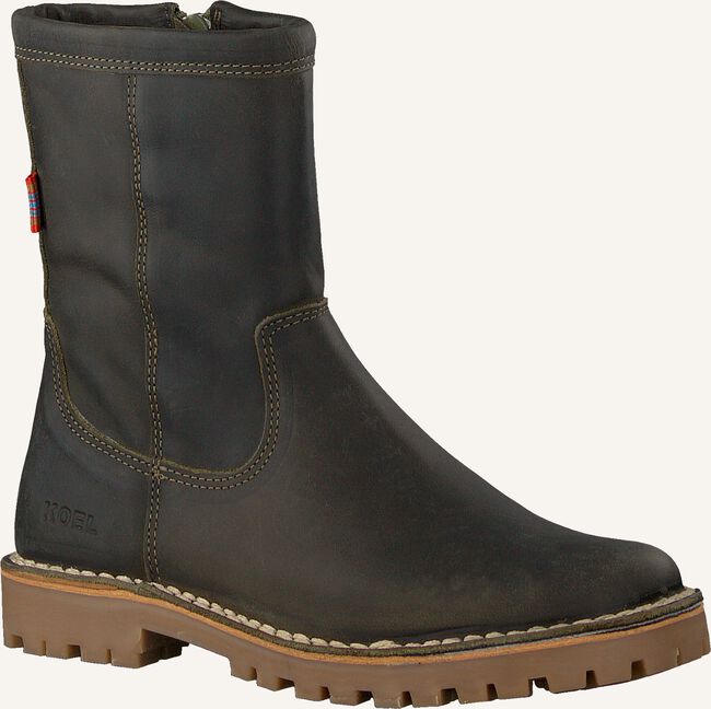 Groene KOEL4KIDS Enkellaarsjes KO909-MF-03 Groene KOEL4KIDS Enkellaarsjes KO909-MF-03 - large