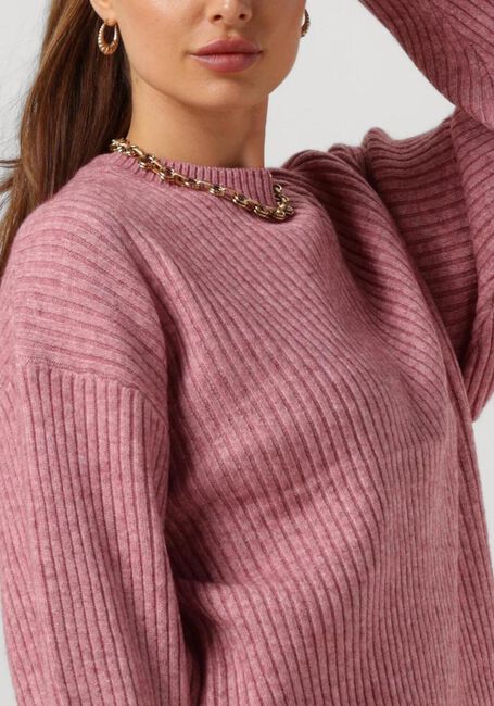 Roze CO'COUTURE Trui ROW BOX O-KNIT - large