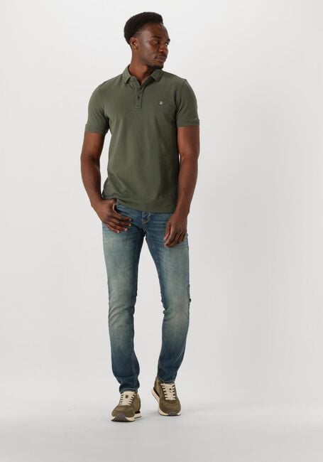 Donkergroene CAST IRON Polo SHORT SLEEVE POLO ESSENTIAL - large