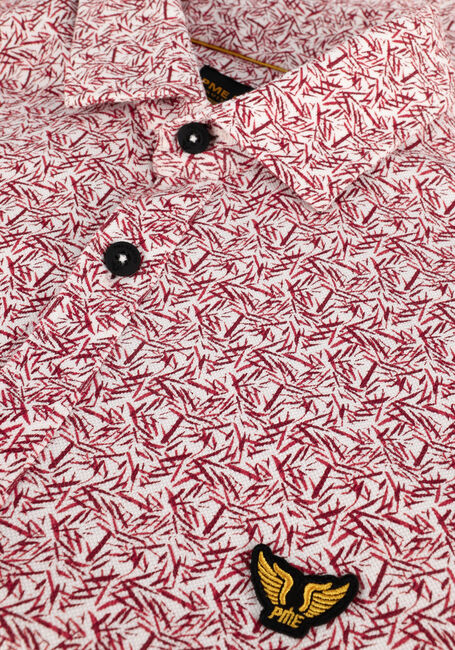 Rode PME LEGEND Casual overhemd SHORT SLEEVE SHIRT PRINT ON PIQUE JERSEY - large