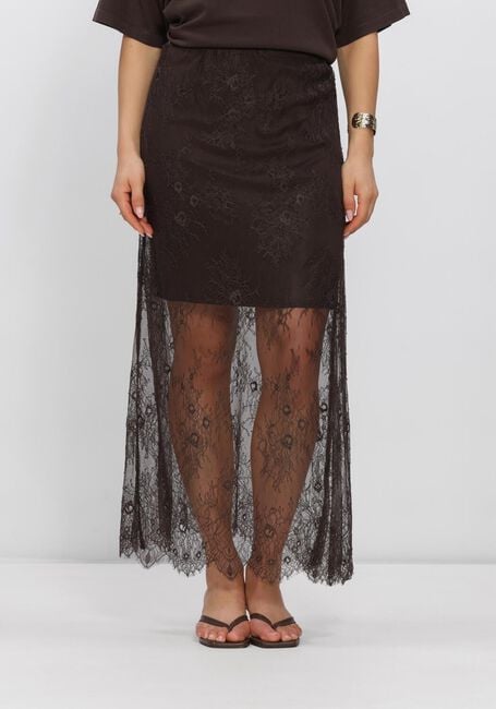 Lichtgrijze MSCH COPENHAGEN Rokken MSCHDUSTY HW SKIRT - large