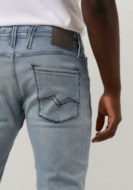 Lichtblauwe REPLAY Slim fit jeans ANBASS PANTS - large