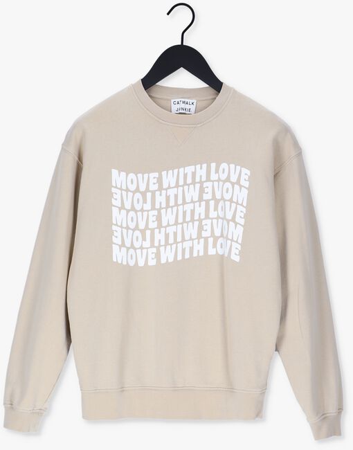 Beige CATWALK JUNKIE Sweater SW MOVE WITH LOVE - large