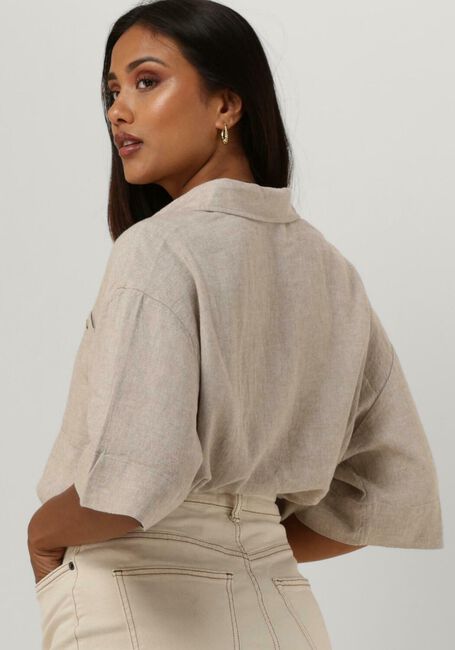 Zand MSCH COPENHAGEN Blouses MSCHGINIA WRAP SHIRT - large