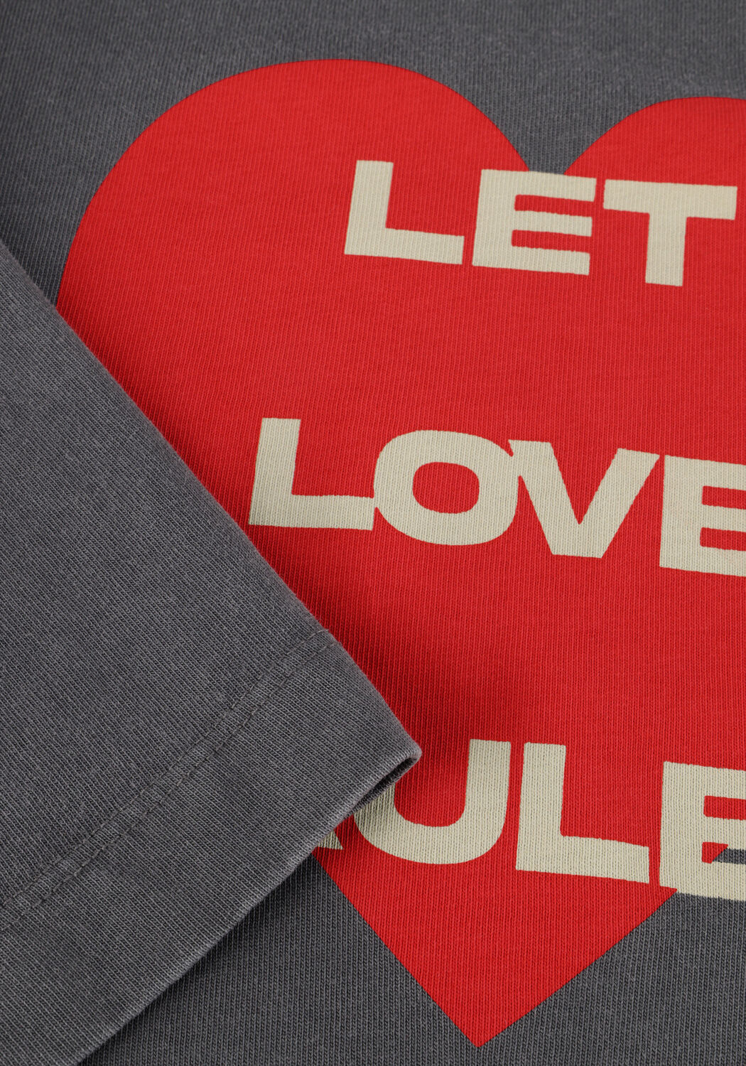 Donkergrijze CATWALK JUNKIE T-shirt GRAPHIC TSHIRT - large