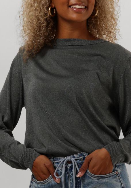 Grijze MINUS Trui MEKIRA KNIT PULLOVER - large
