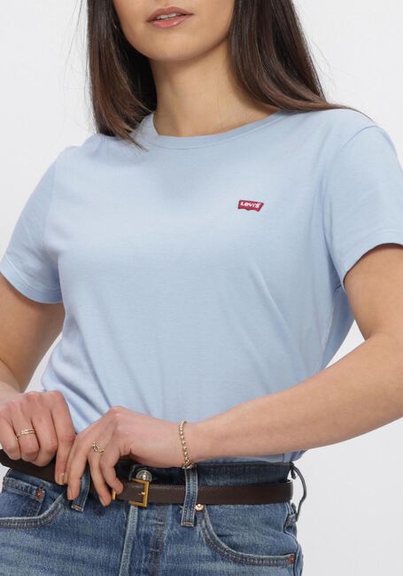 Blauwe LEVI'S T-shirt PERFECT TEE COTTON - large