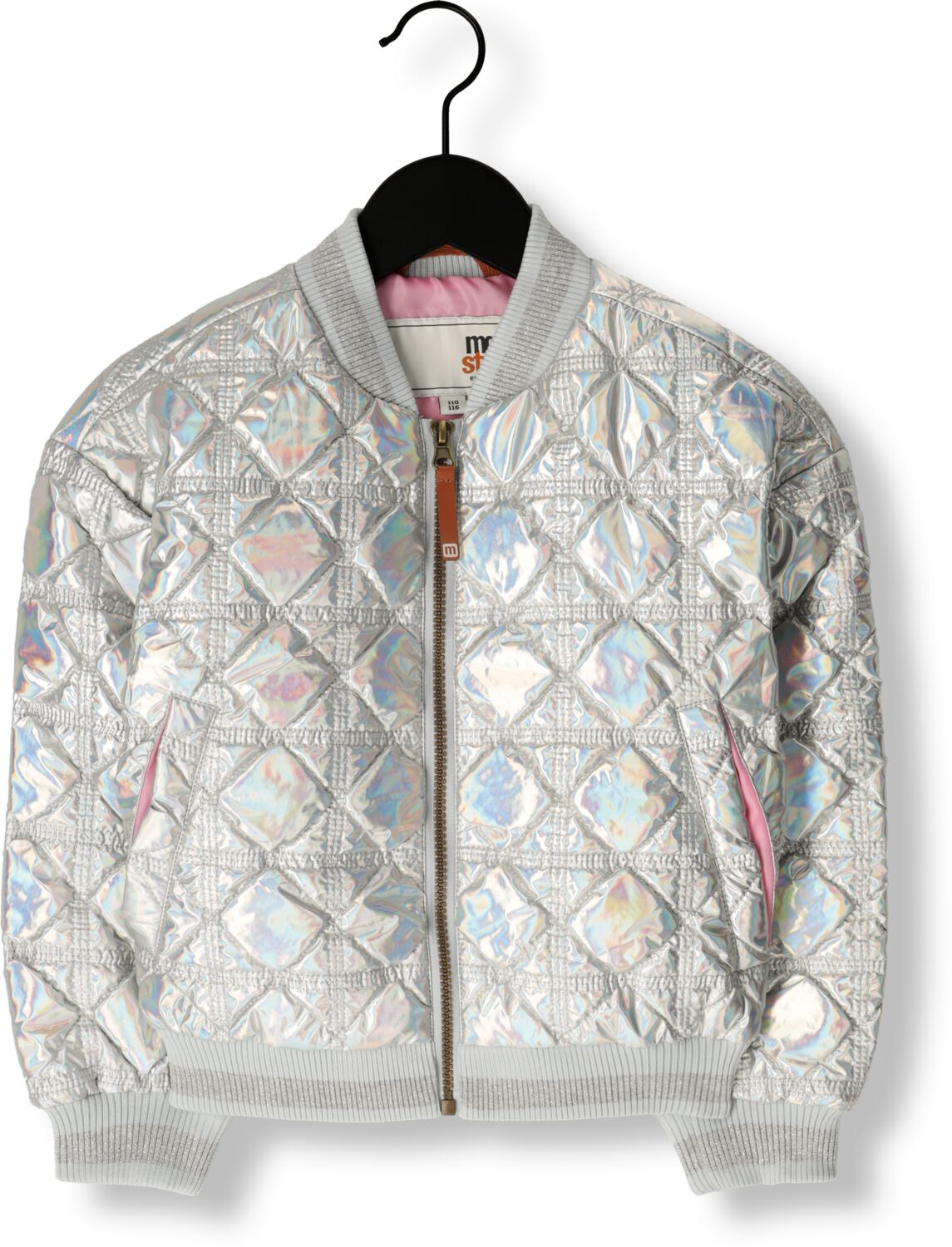 MOODSTREET Meisjes Jassen June Space Bomber Zilver
