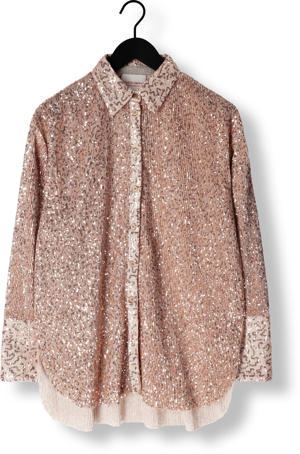 STUDIO AMAYA Dames Blouses Disco Brons