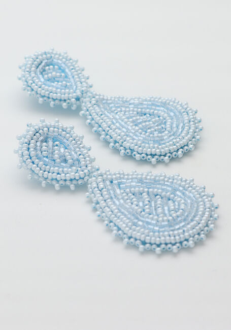Lichtblauwe PAULIE POCKET Oorbellen AM&Eacute;LIE DROP EARRINGS - large