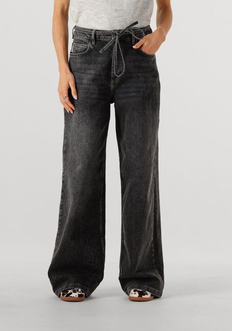 Donkergrijze MODSTRÖM Wide jeans ISOLDEMD SOLID PANTS - large