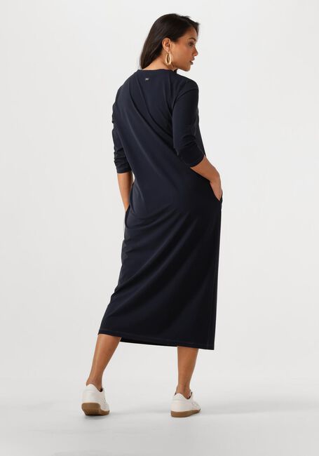 Donkerblauwe PENN & INK Midi jurk BLAKE - large