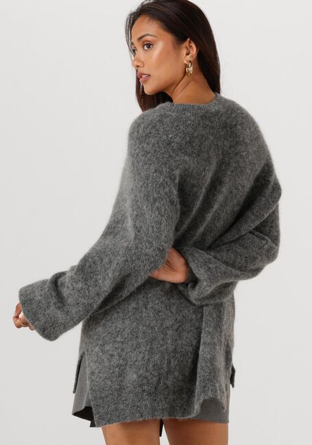 Donkergrijze GESTUZ Trui GZSASI PULLOVER - large