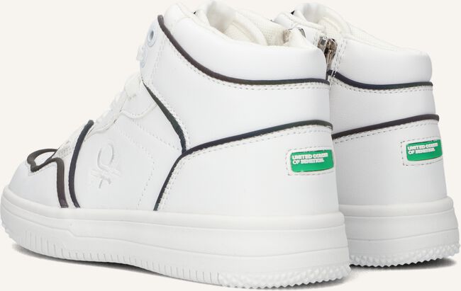 Witte BENETTON Hoge sneakers REFLECTIVE Witte BENETTON Hoge sneakers REFLECTIVE - large