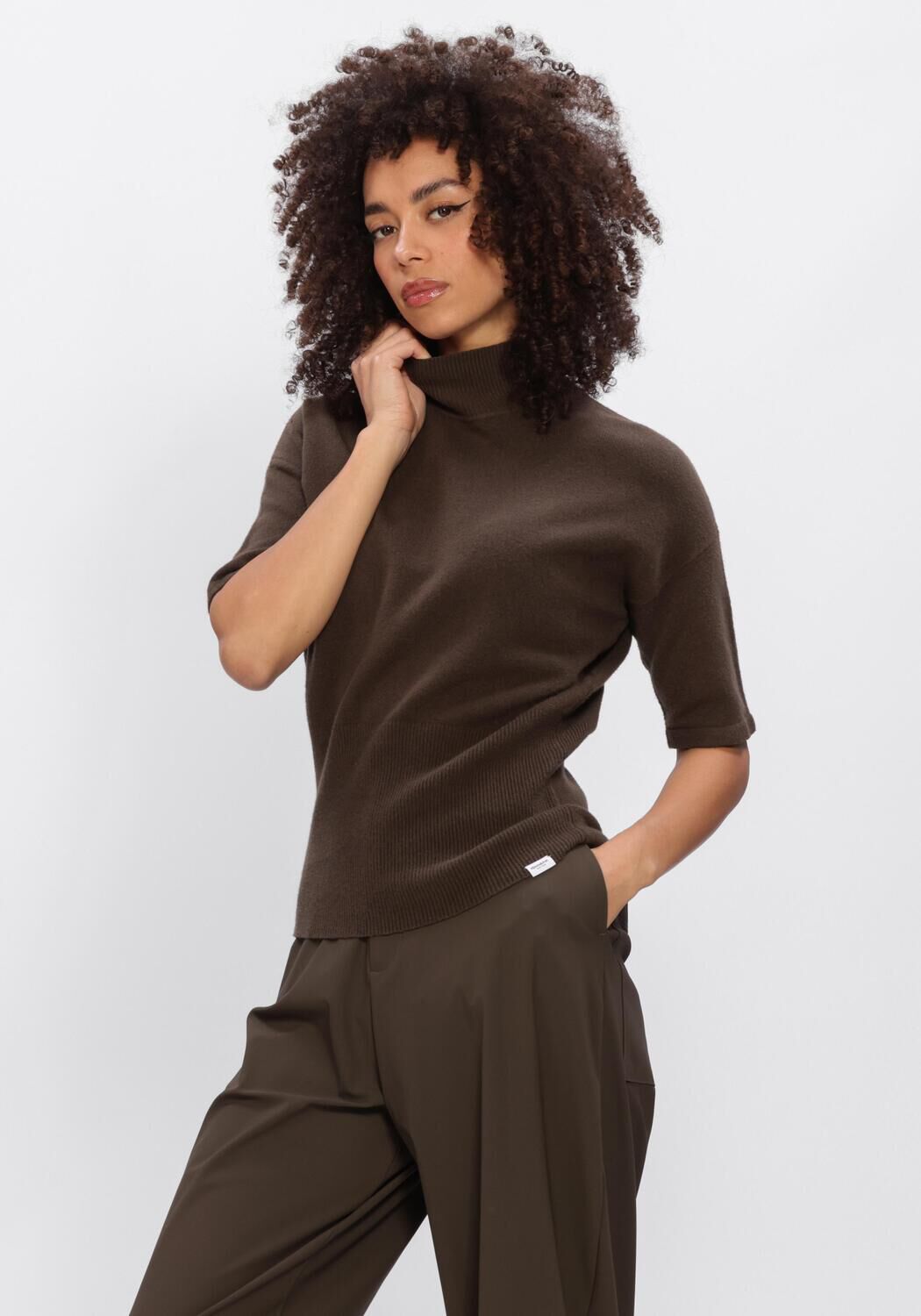Bruine PENN & INK Top W26B426 - large