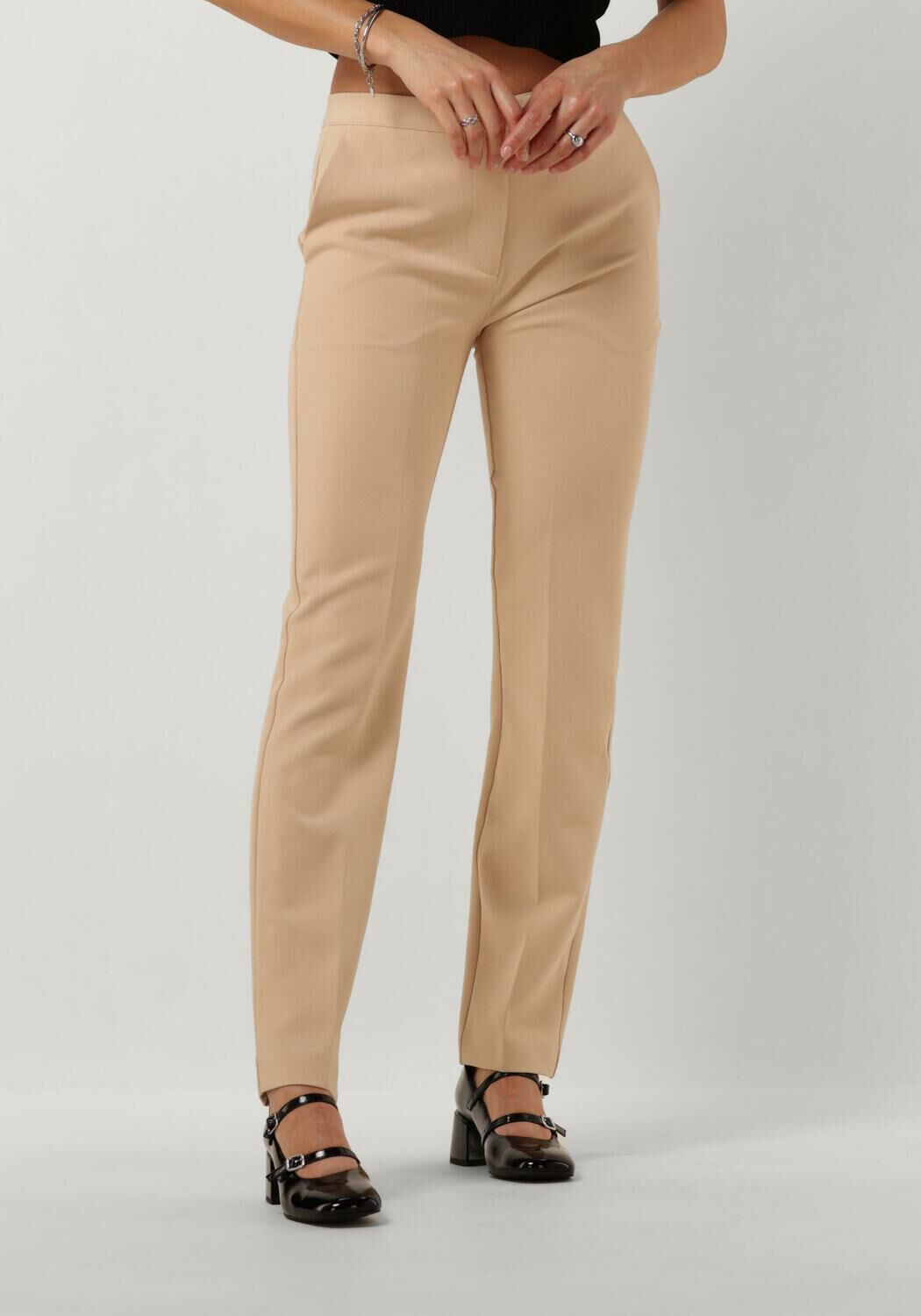 ANOTHER LABEL Dames Broeken Milly Pants Beige