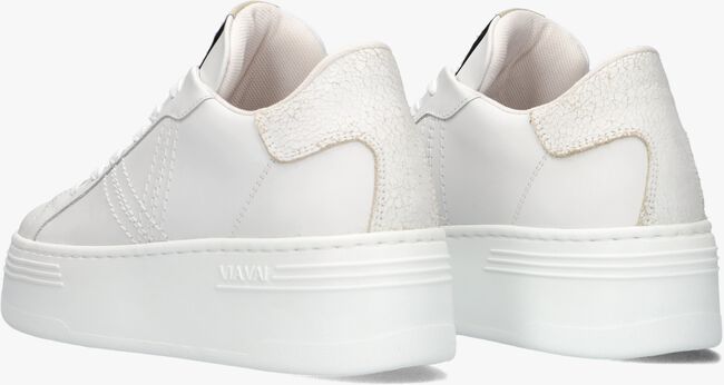Via Vai Sneakers Wit Witte Gymp Dames Witte VIA VAI Lage Sneakers
