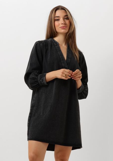 Zwarte BY-BAR Maxi jurk JINA TWILL DRESS - large