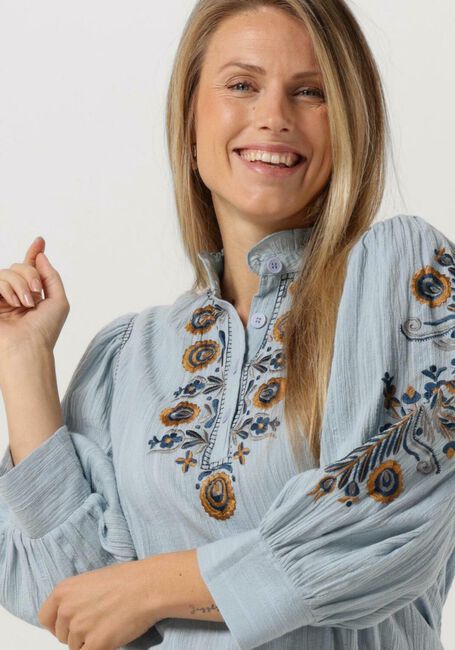 Blauwe ANTIK BATIK Blouses IGOR BLOUSE - large