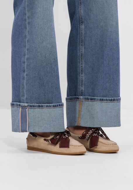 Beige TORAL Mocassins NAHUA BANDANA - large