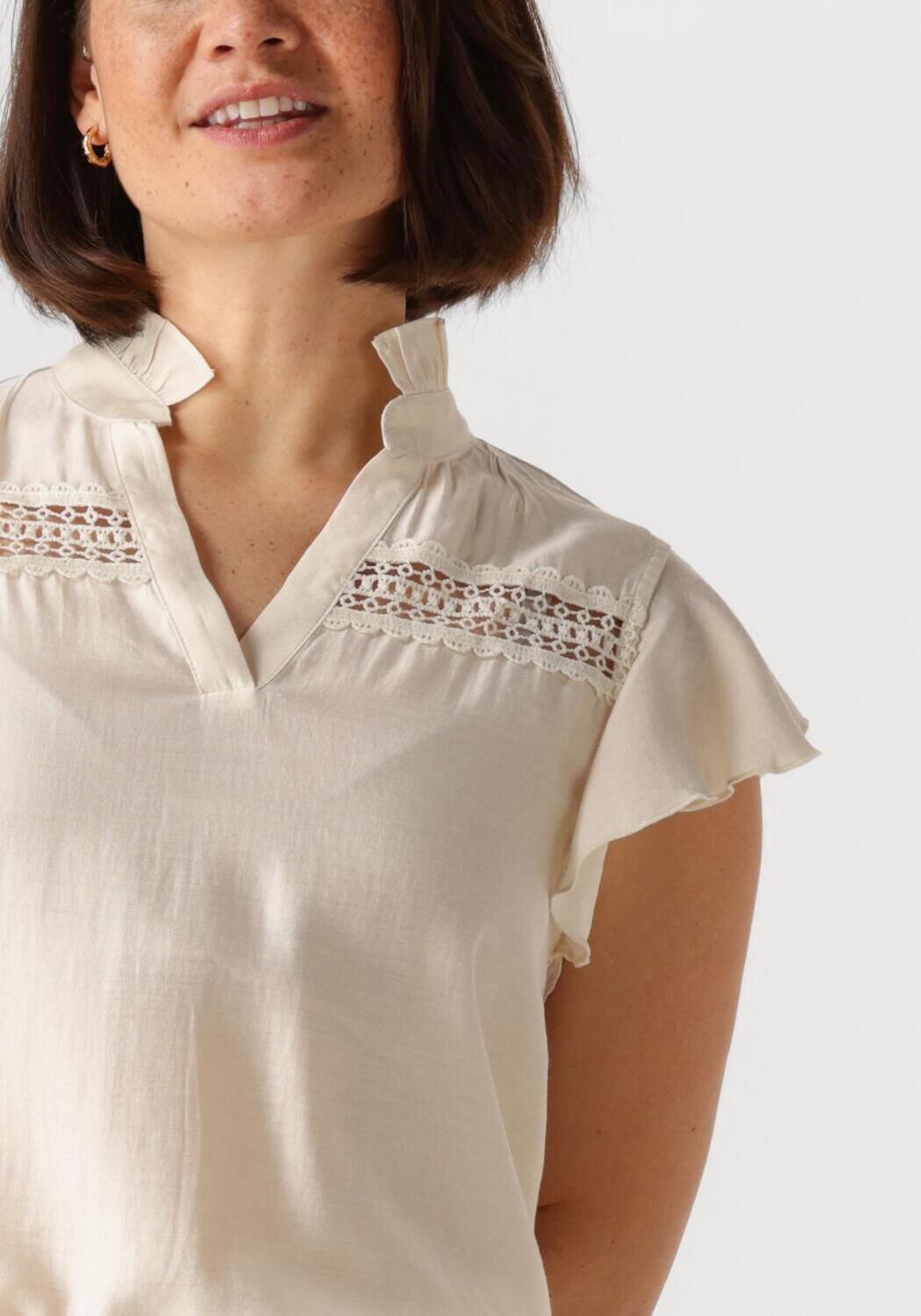 NUKUS Dames Tops & T-shirts Aurora Top Wit