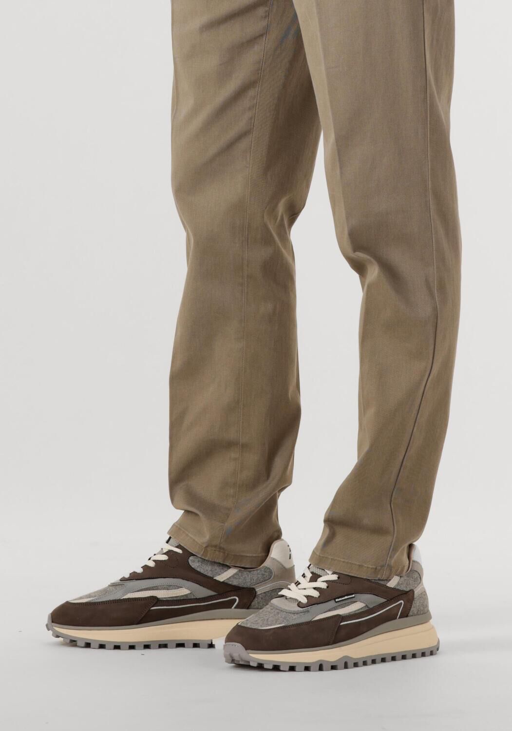 Grijze FLORIS VAN BOMMEL Lage sneakers SFM-10172 DE GRIPPER - large