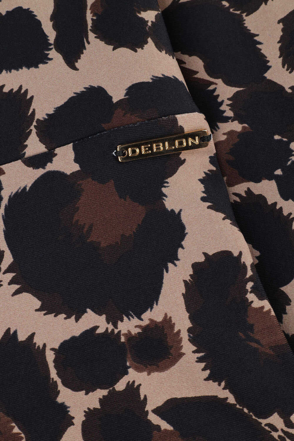 Bruine DEBLON SPORTS Flared broek CELINE FLARED LEGGINGS - large