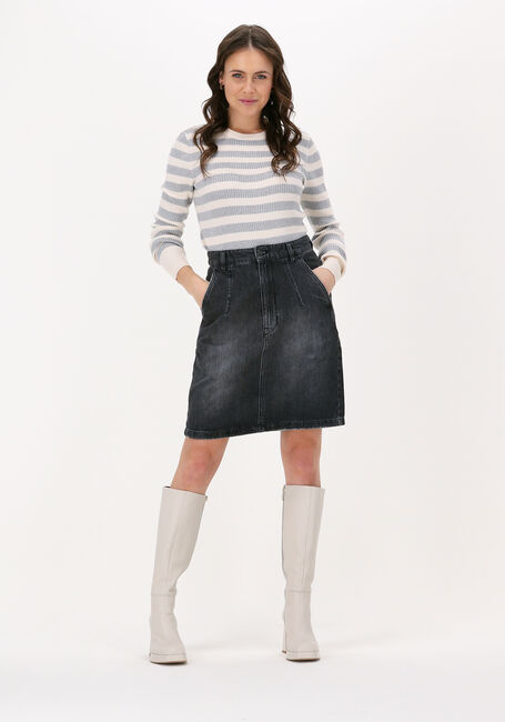 Beige SELECTED WOMEN Trui SLFAILANA LS STRIPED KNIT O-NE - large