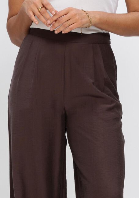 Bruine OBJECT Wijde broek OBJISLA YUI HW WIDE PANTS - large