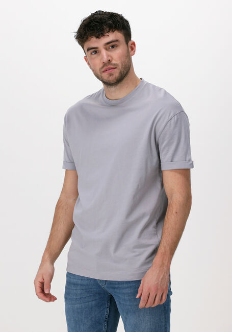 Lichtgrijze DRYKORN T-shirt THILO 520003 - large