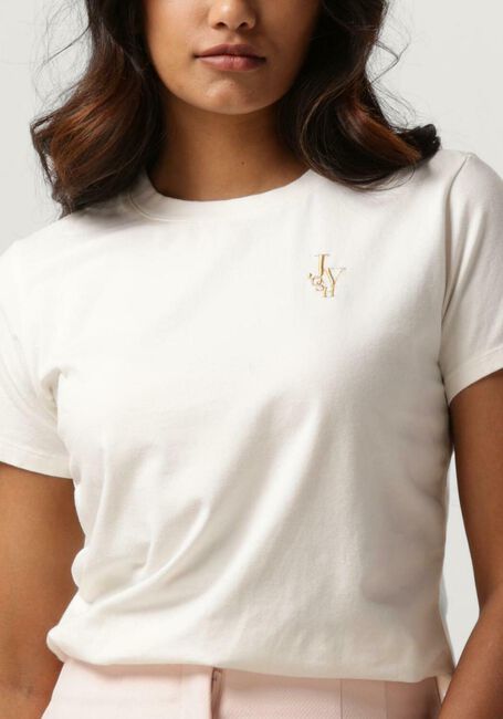 Gebroken wit JOSH V T-shirt JV ZOE EMBROIDERY - large