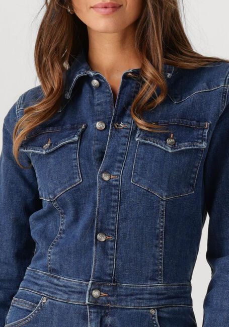 Blauwe LEE Playsuits WESTERN JUMPSUIT - large