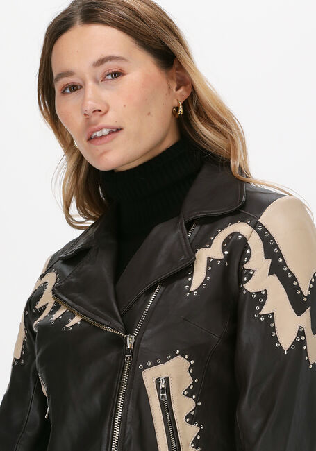 Bruine IBANA Leren jas BABE - large