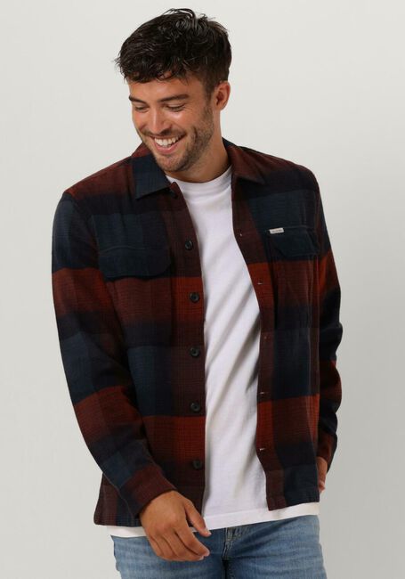 Bruine CAST IRON Overshirt LONG SLEEVE SHIRT YD CHECK REGULAR FIT - large